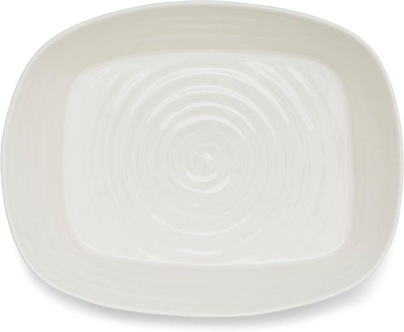 Portmeirion Home & Gifts Sophie Conran Lasagne Bräter (Weiss, 11,5 Zoll), Weiss