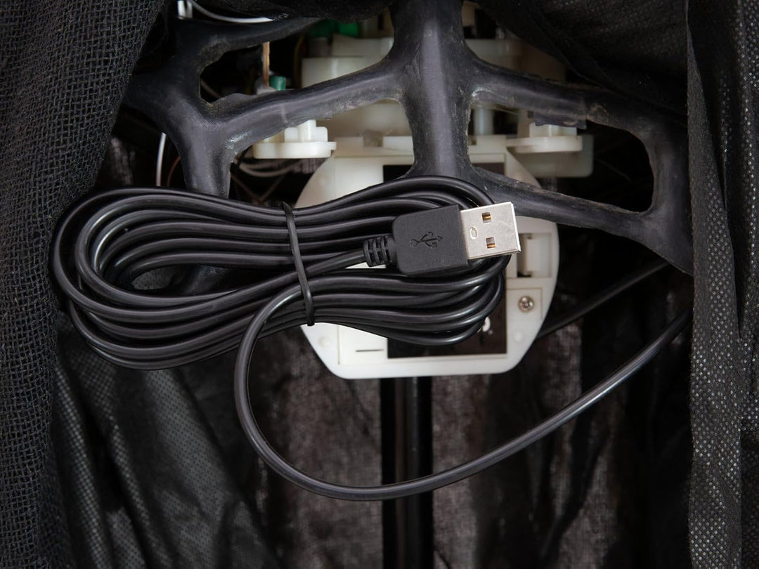 EUROPALMS Halloween Figur Hellxunar | Höllenfürst mit Licht-, Sound-, und Bewegungseffekten