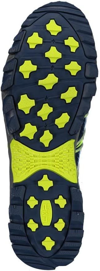 CMP Herren Altak Wp Trail Running Shoe 39 EU Blue Ink Yellow Fluo, 39 EU Blue Ink Yellow Fluo