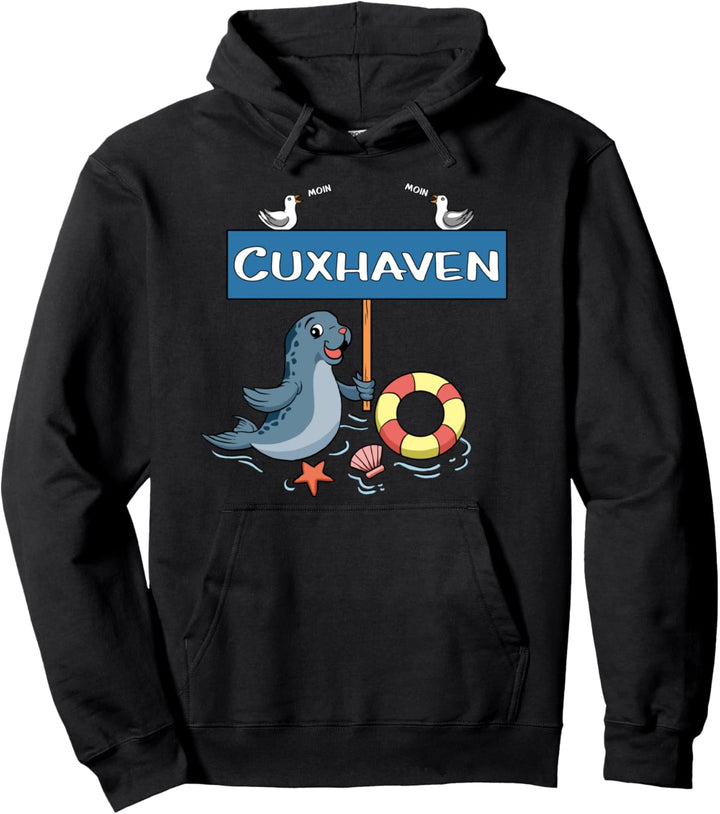 Moin Moin - Seebad Cuxhaven Pullover Hoodie