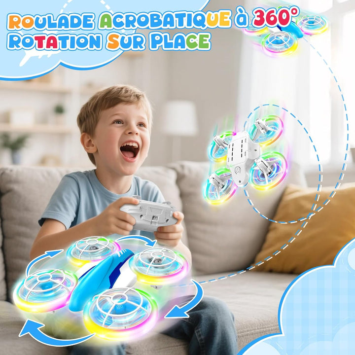 YIKANWEN Mini Drone Télécommandé Pour Enfants DE 6, 7, 8, 9, 10+ ans, Jouet Avion Télécommandé Avec