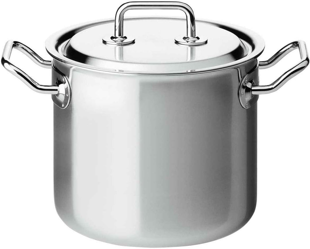 Spring 0415580624 Brigade Premium Fleisch-/Gemüsetopf mit Deckel, Edelstahl, silber, 24,2 x 31,2 x 3