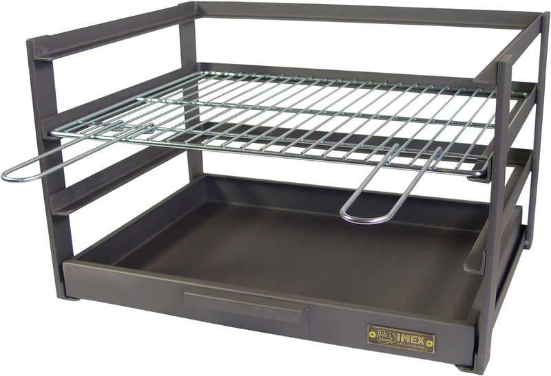 IMEX EL ZORRO 71472.0, Grillschublade mit verzinktem Grillrost, 57 x 41 x 35 cm,