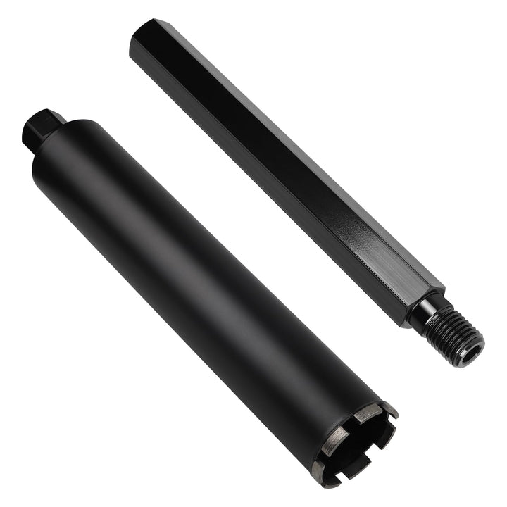 CPROSP 1¼" UNC Diamantbohrkrone mit Kernbohrer Verlängerung 400mm, Kernbohrkrone set, Bohrkrone 110m