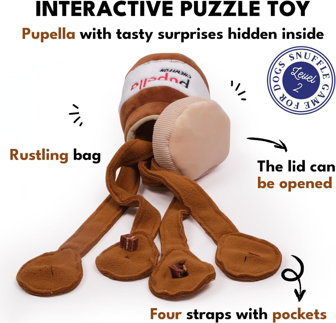 CHEWFFON Hundespielzeug Puzzle, Interaktives Hundespielzeug, Hundebereicherungsspielzeug Gegen Lange