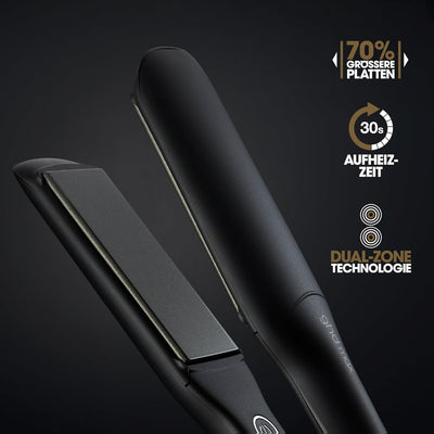 ghd max - professioneller Haarglätter mit breiten Platten für langes, dickes oder lockiges Haar, glä