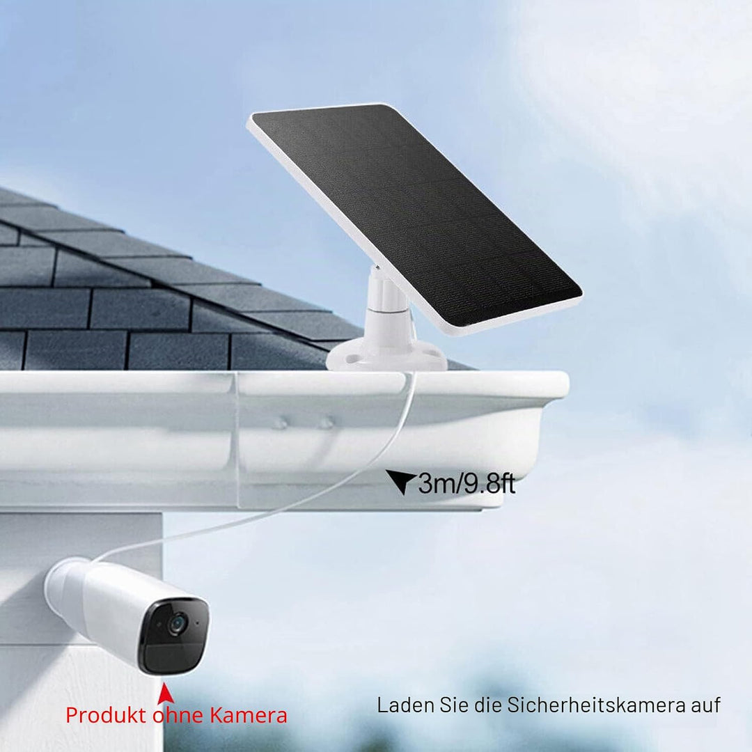 10 W Solarpanel für Überwachungskamera, USB-Solarpanel für DC 5 V Überwachungskamera, Wasserdichtes