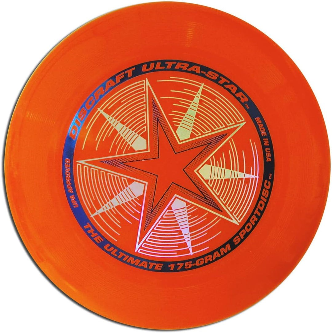 Discraft Unisex – Erwachsene Ultrastar Frisbeescheibe 27,5cm Orange, 27,5cm Orange