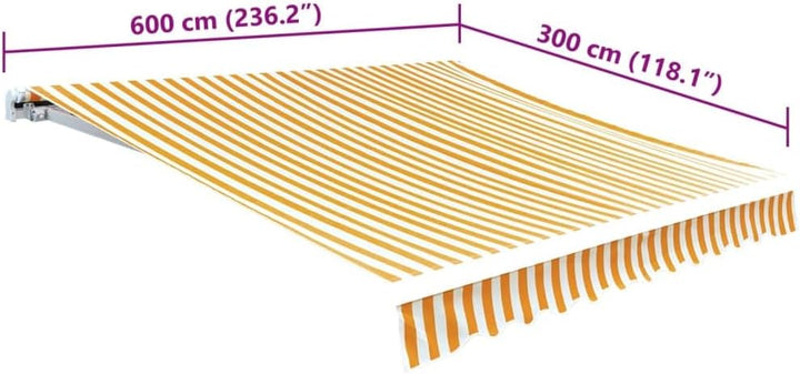 vidaXL Markisenbespannung Sonnenschutz Markisenstoff Markisentuch Markise Canvas Sonnenblumengelb &