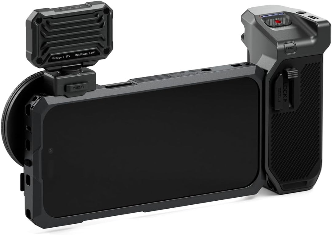 TILTA Khronos Schutzhülle für iPhone 17 Pro, mit Fokus-PD-Griff, magnetischem Polarisator und LED-Pa