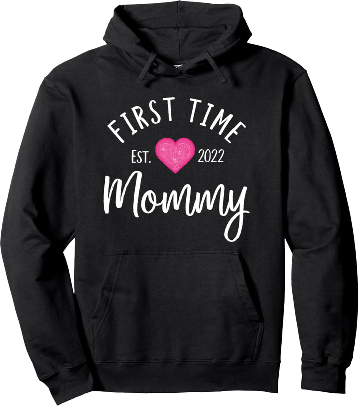 Zum Ersten Mal Mama 2022 Werdende Mama Pullover Hoodie