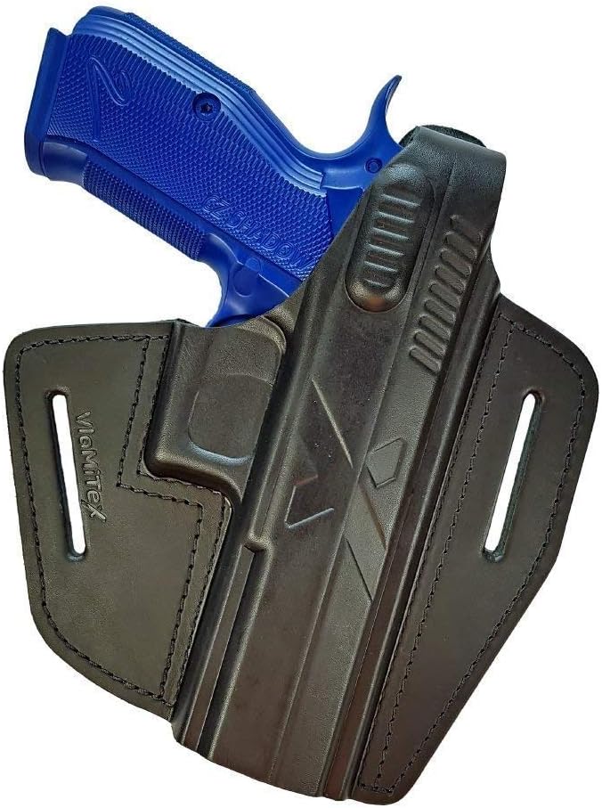 VlaMiTex B15 Leder Holster für CZ Shadow 2 / P-09 / SP-01 Phantom/CZ 97B / Shadow