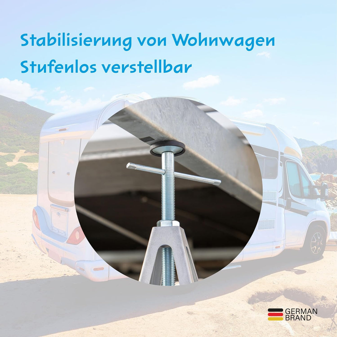 Cartrend Caravan Stützbock, Wohnwagen Stützbock Wohnmobil Stützbock, Wohnwagenzubehör Wohnmobilzubeh
