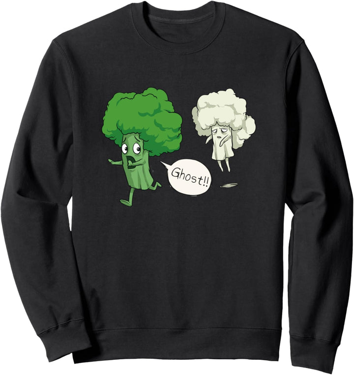 Vegane Horrorgeschichte - Brokkoli Geist Geisterbrokkoli Sweatshirt