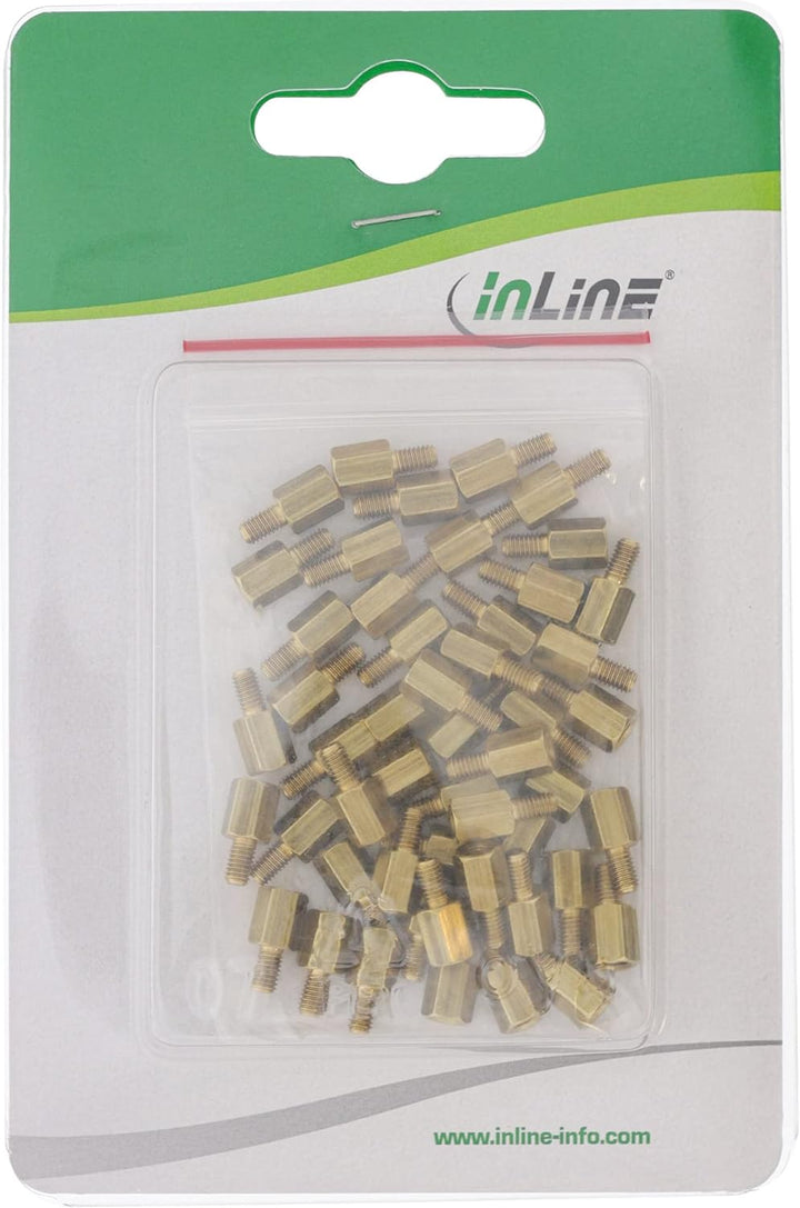 InLine 77787M Abstandshalter Schraubenset, für Mainboards, metrisch, 50-teilig