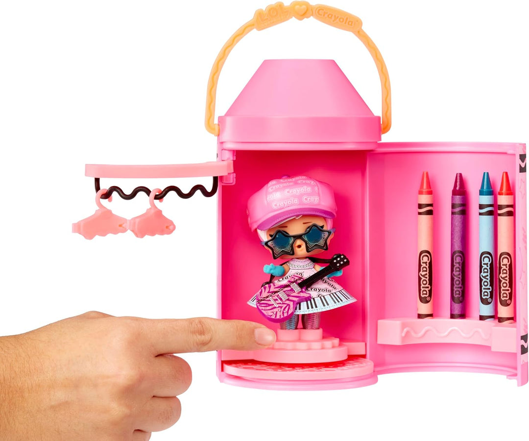 L.O.L. Surprise! Loves CRAYOLA - Colour Me Studio mit Sammelpuppe - Über 30 Überraschungen inkl. Pup