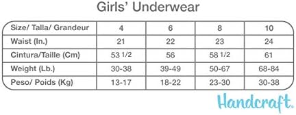 Disney Mädchen Slip (10er Pack) 4 10er-pack, 100 % Gekämmte Baumwolle mit Punktemuster, 4 10er-pack,