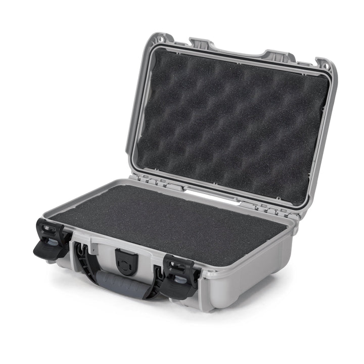 Nanuk 909 Wasserdichter Hartschalenkoffer Mit Plüschschaumeinlage - Silber Silber Würfelförmiger Sch