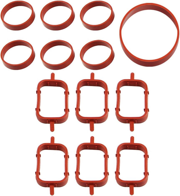 DOCAS 6 x 22 mm Reparaturset Drallklappen Swirl Flaps mit O-Ring Dichtungen der Ansaugbrücke 1161224
