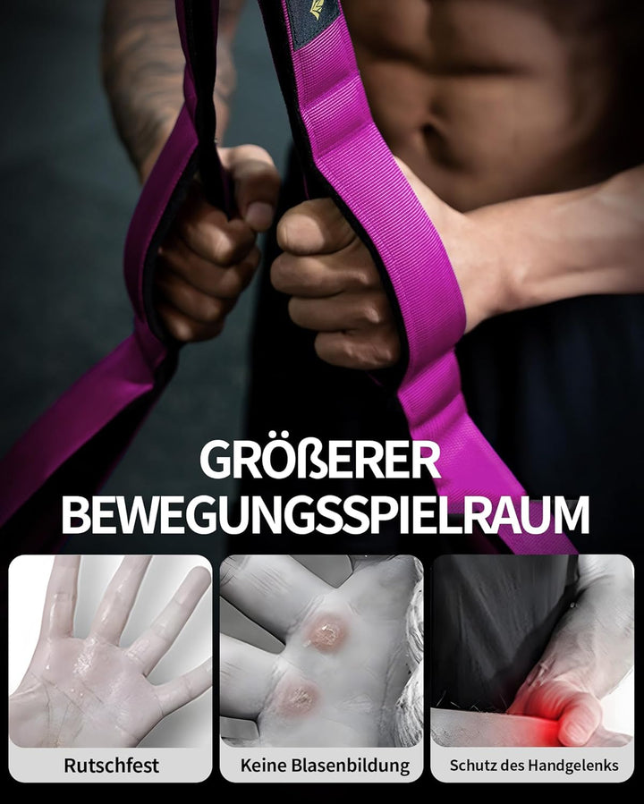 MANUEKLEAR Trizepsseil Kabelbefestigung mit grösserem Bewegungsbereich, Trizeps-Pull-Down-Seil für P