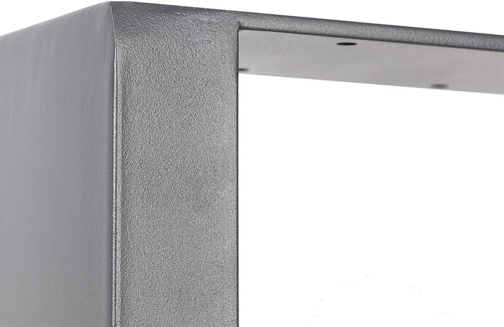 Melko 2X Tischkufen aus Vierkantprofilen 64 x 40 cm Tischgestell Industriedesign Tischuntergestell T
