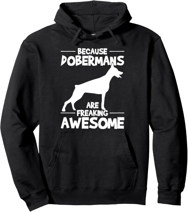 Dobermann Hund Pullover Hoodie