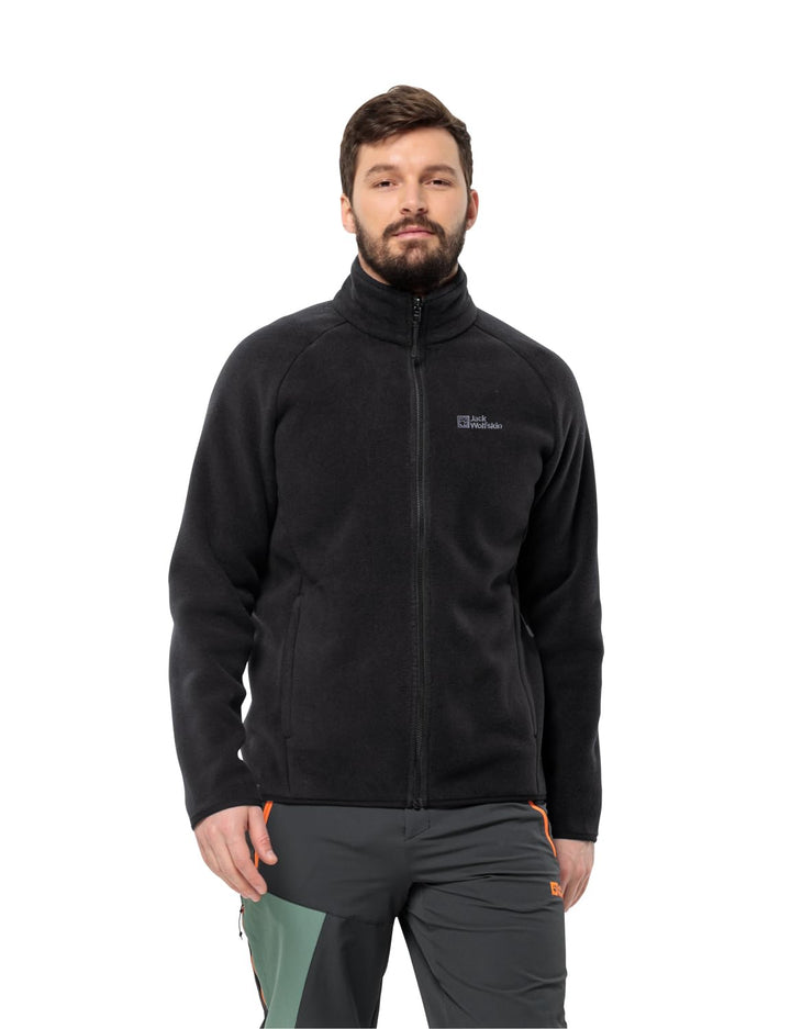 Jack Wolfskin Herren Waldsteig Fz M Jacket, Schwarz