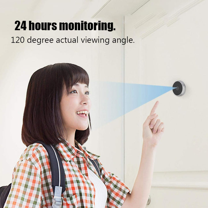 Asixxsix Home Security Camera, 120 Grad Türspionbetrachter, HD Farbdisplay Villa Wohnung für die Sic
