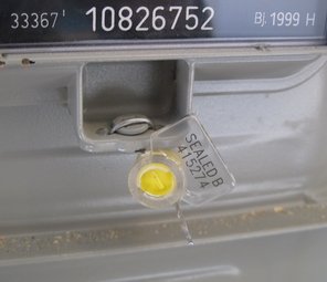 100 Plomben von Sicherheit für Zähler Licht, Gas und Wasser. Einfache Anwendung. Komplett mit Draht