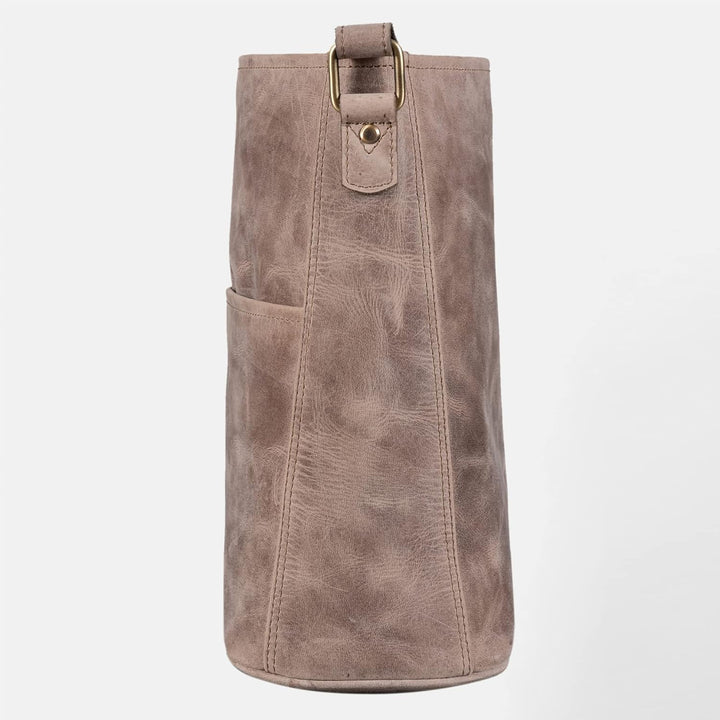 LEABAGS Leder Handtasche Damen I Premium Echtleder Umhängetasche I Schultertasche I Damentasche I Tr