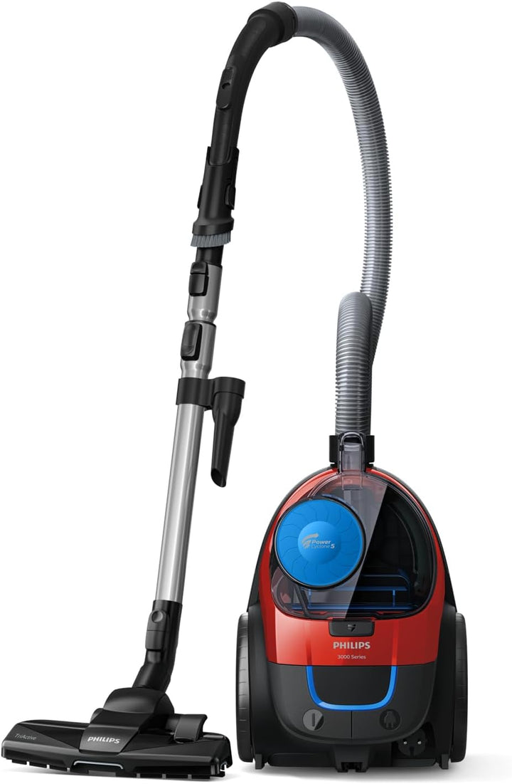Philips Beutelloser Staubsauger FC9330/09, 1.5 liters, Schwarz, Blau, Grau, Rot