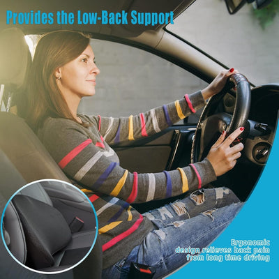 OLYDON Keilkissen Auto, Memory Foam Sitzkissen Auto, Schmerzlinderung, Verbesserung Beim Sitzen, Sit