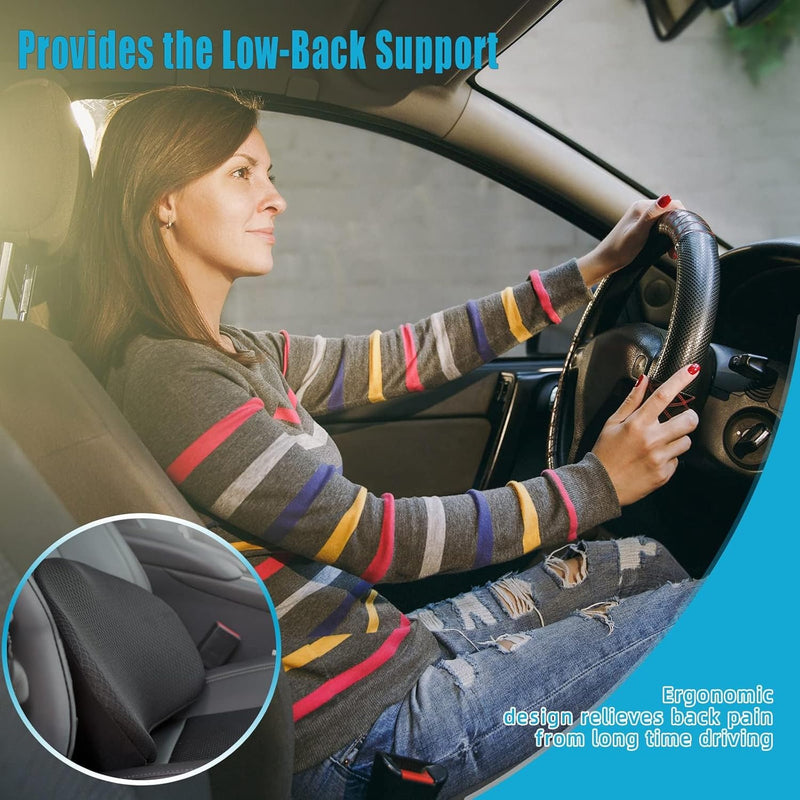 OLYDON Keilkissen Auto, Memory Foam Sitzkissen Auto, Schmerzlinderung, Verbesserung Beim Sitzen, Sit