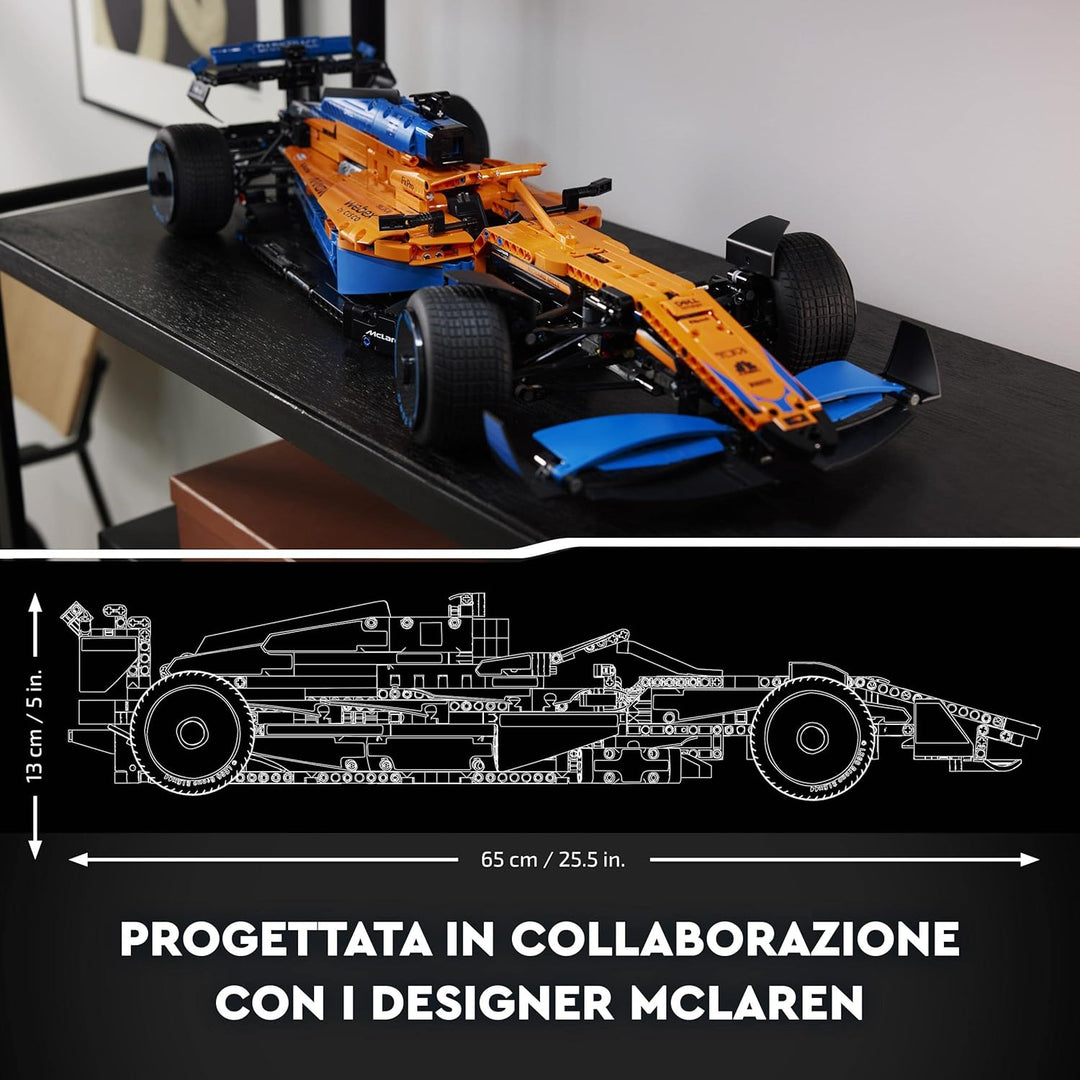 LEGO Technic McLaren Formel 1 Rennwagen & Technic Ford GT 2022 Auto-Modellbausatz für Erwachsene im
