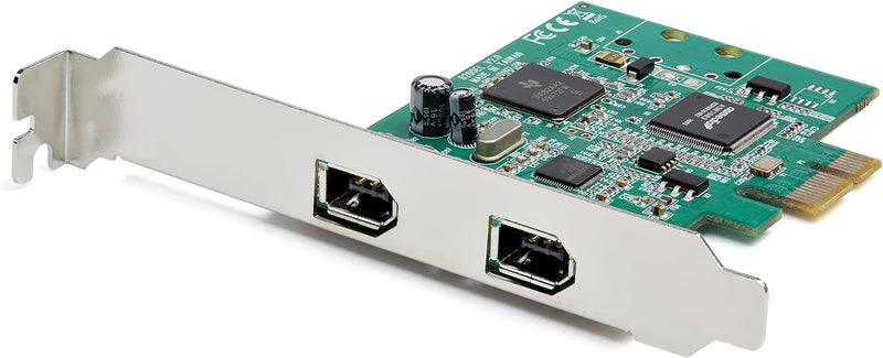 StarTech.com PCI Express Controller Karte (2 Ports, 1394a Firewire, Windows/Mac kompatibel, Schnitts