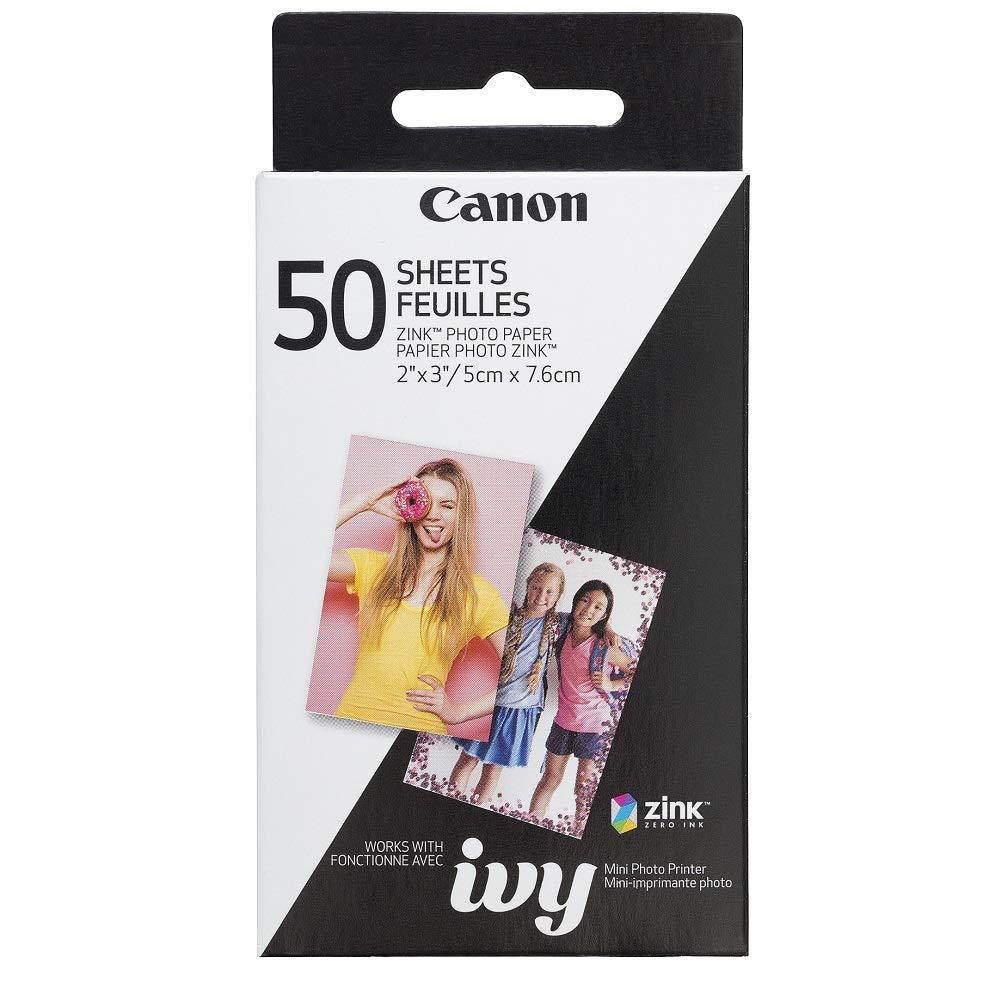Canon Zink-Fotopapier, 50-Blatt-Packung 50 Blätter, 50 Blätter