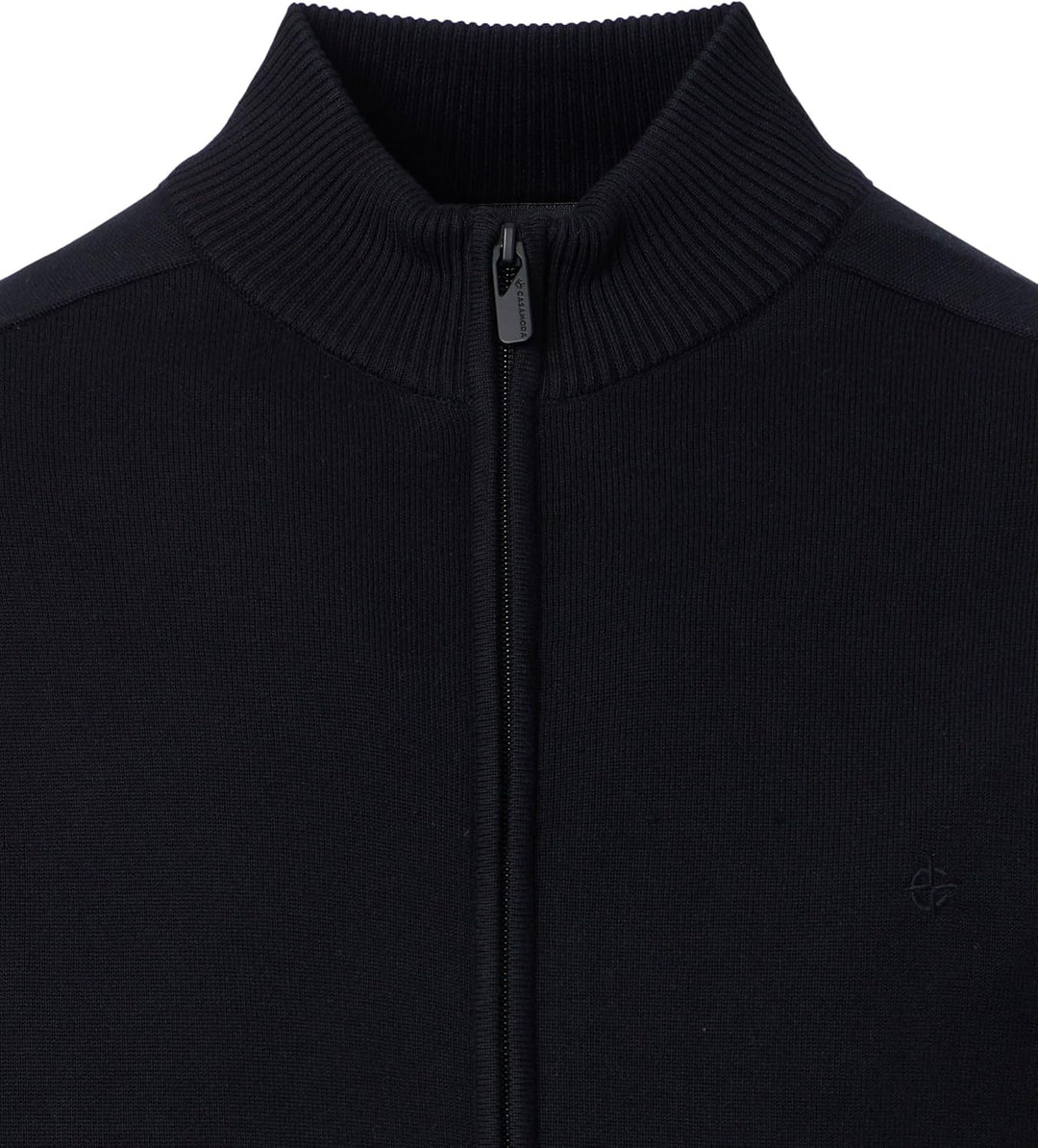 CASAMODA Herren Strickjacke, S Schwarz