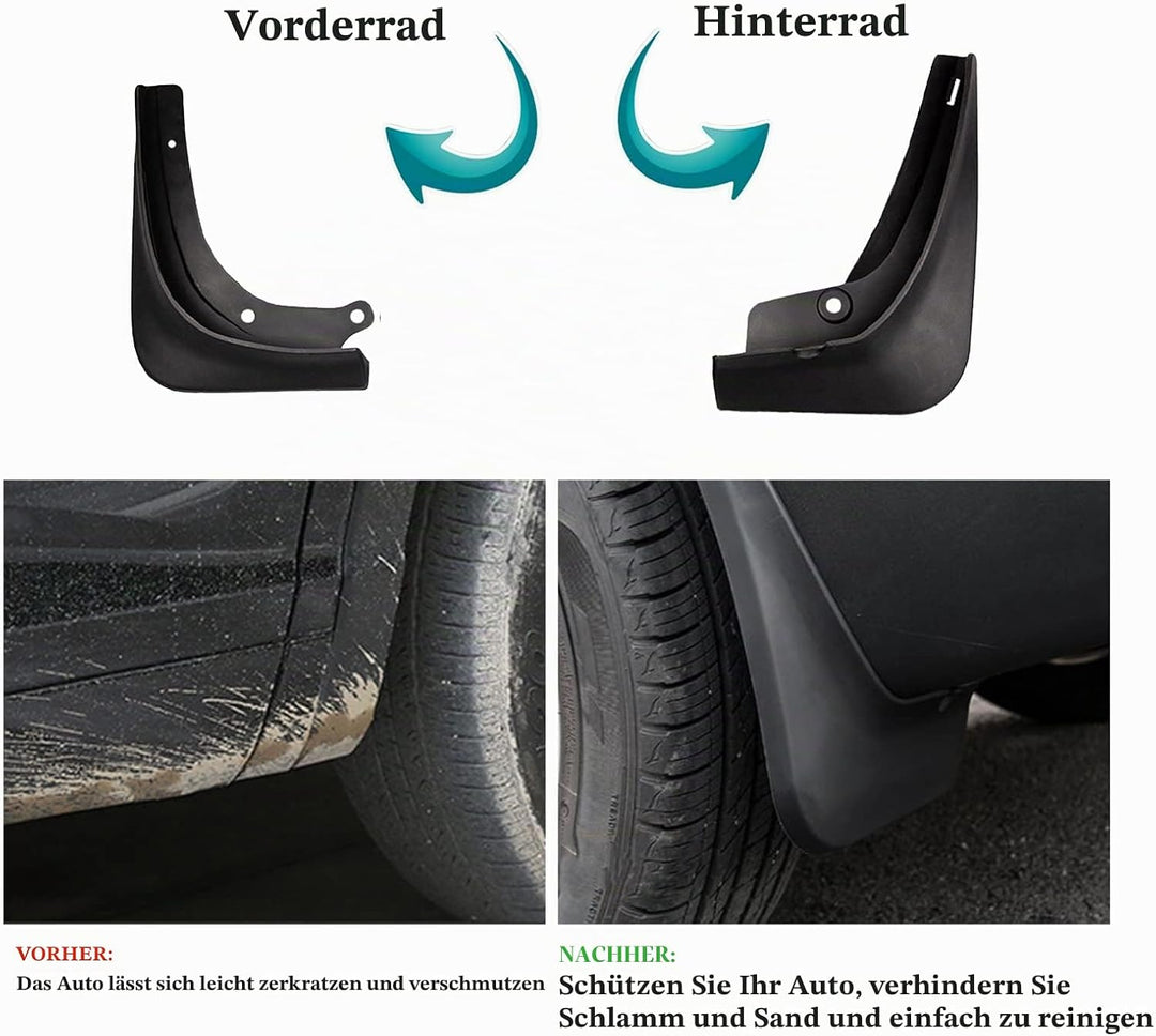 YEE PIN XC40 2024 Schmutzfänger Kotflügel für Volvo XC40 2019-2023 2024 Zubehör Spritzschutz Vorne H