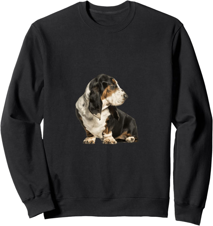 Niedlicher Basset Hound Sweatshirt