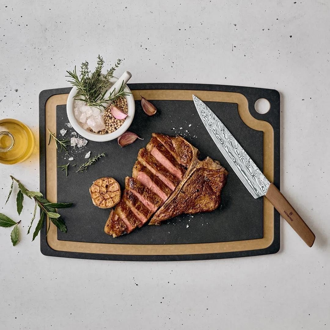 GOURMET SERIES TABLA DE CORTAR 49.5 X 38.1CM NEGRA