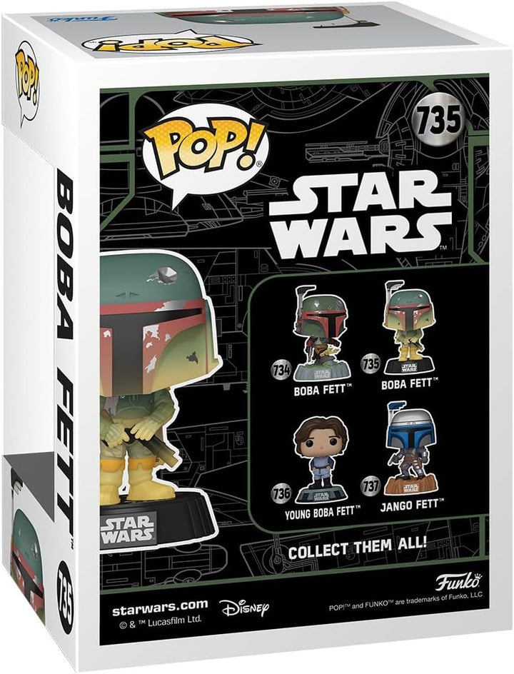 Funko Pop! Star Wars: FL - Boba Fett - Leuchtet Im Dunkeln - Vinyl-Sammelfigur - Geschenkidee - Offi