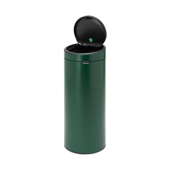 Brabantia Mülleimer, Stahl, Pine Green, 30L Pine Green 30 Liter, Pine Green 30 Liter