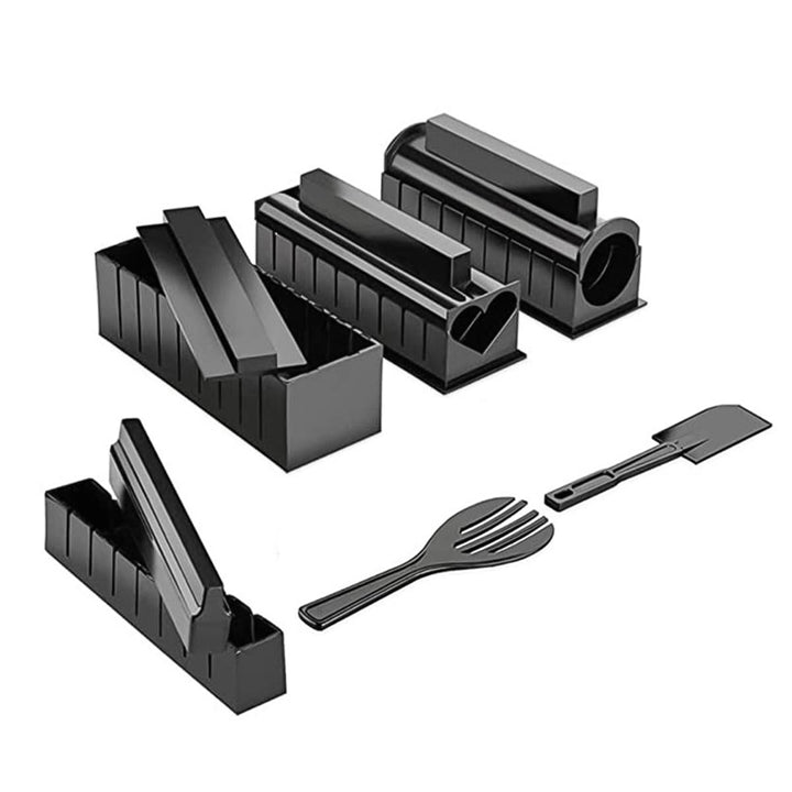 10 Stück Sushi Maker Kit Sushi Maker Kunststoff Premium Set Sushi Tool Set Sushi Reisrolle Formforme