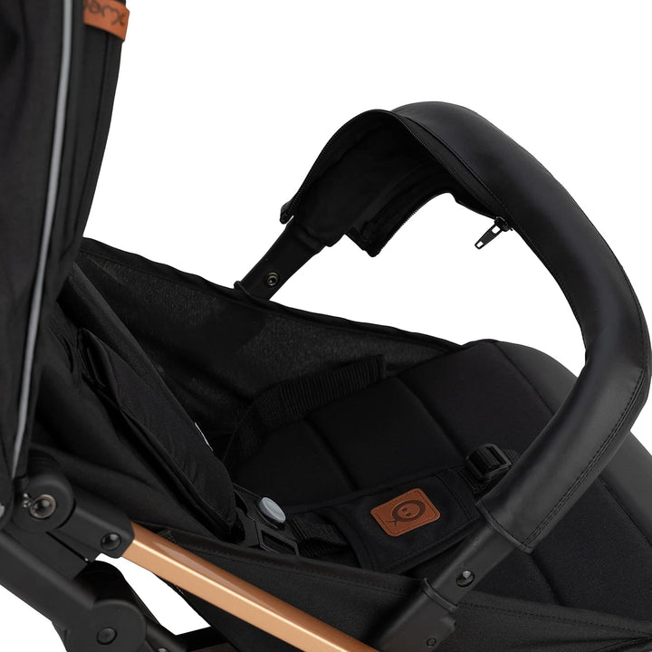 MoMi ESTELLE Kinderwagen ab 6. Monat (bis 15 kg), klappbarer Buggy mit 5-Punkt-Sicherheitsgurt, Eink