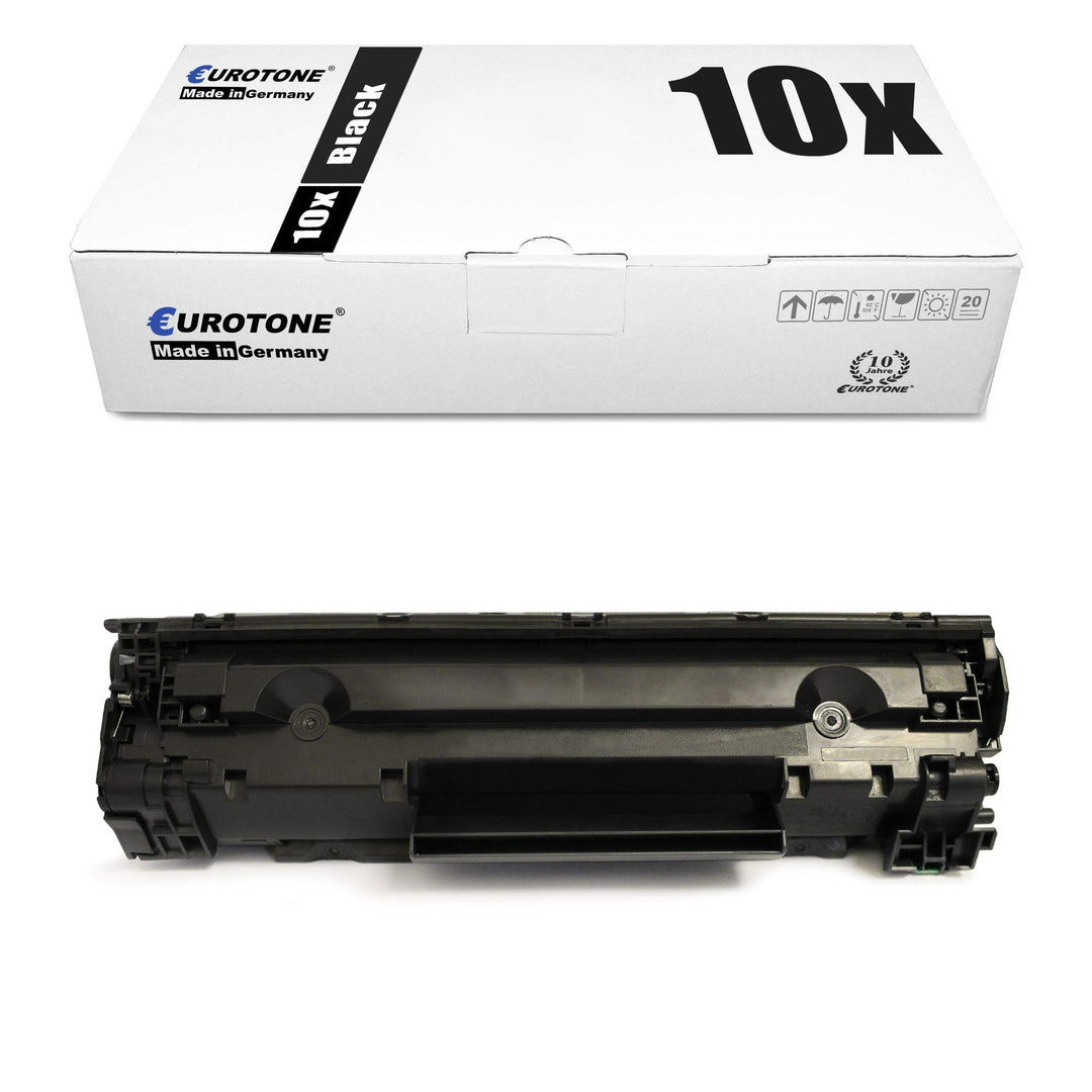 10x Eurotone kompatibler Toner für HP Laserjet Pro MFP M 201 225 dw DN n ersetzt CF283X 83X 10x Blac