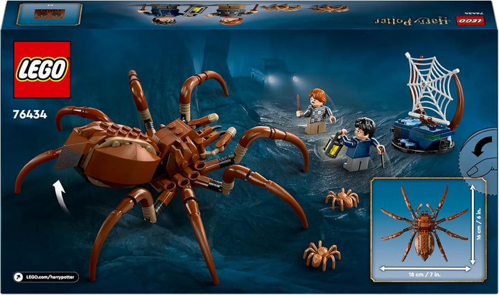 LEGO Harry Potter Aragog im Verbotenen Wald, Fantasy-Spielset mit Spinnen-Figur, Fabelwesen, 2 Minif