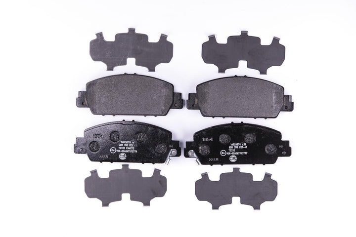HELLA PAGID 8DB 355 021-471 Bremsbelagsatz - T2332 - Dicke/Stärke: 16.4mm - Bremssystem: Akebono - m