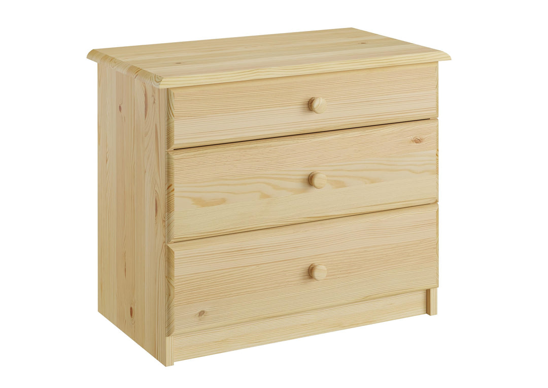 Erst-Holz 90.20-K4 Nachtkonsole für erhöhte Seniorenbetten mit 3 Schubläden