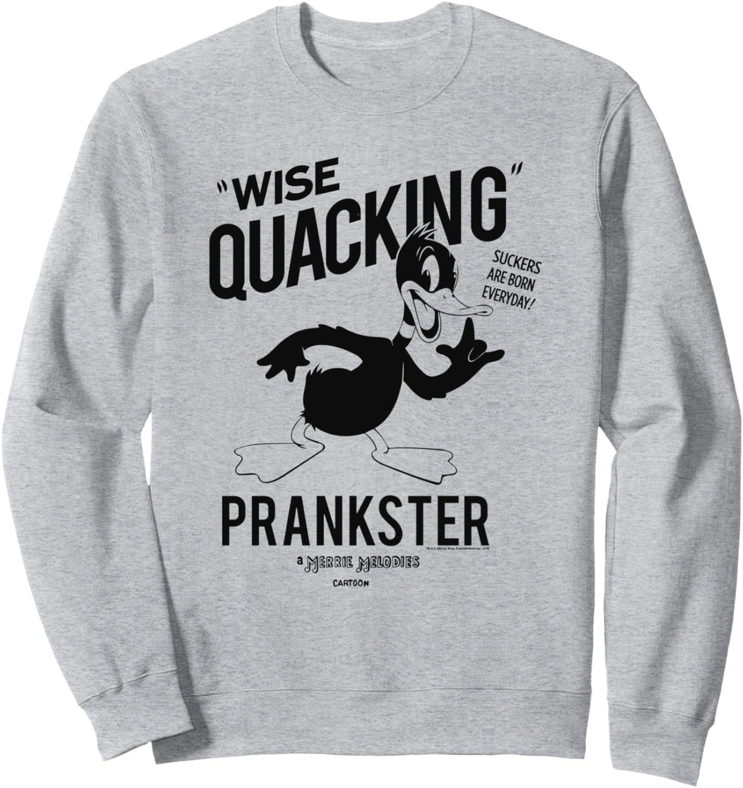 Looney Tunes Daffy Duck Wise Quacking Sweatshirt