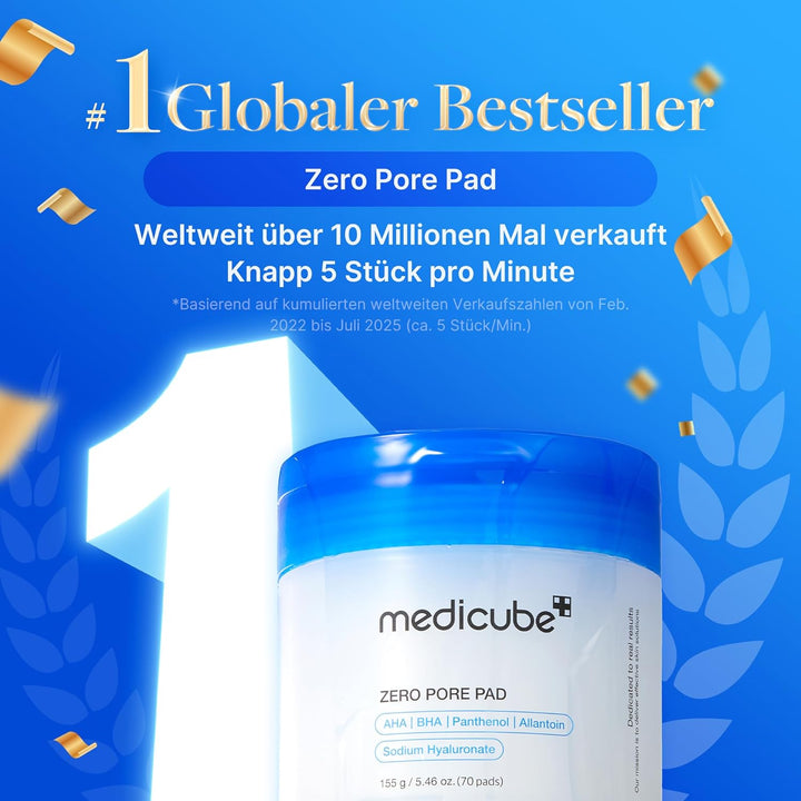 Medicube Zero Pore Pad 2.0 155g (70 Pads)